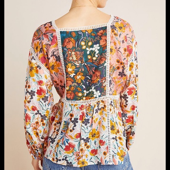 Anthropologie Nikki Peasant Blouse by Maeve - Picture 4 of 7